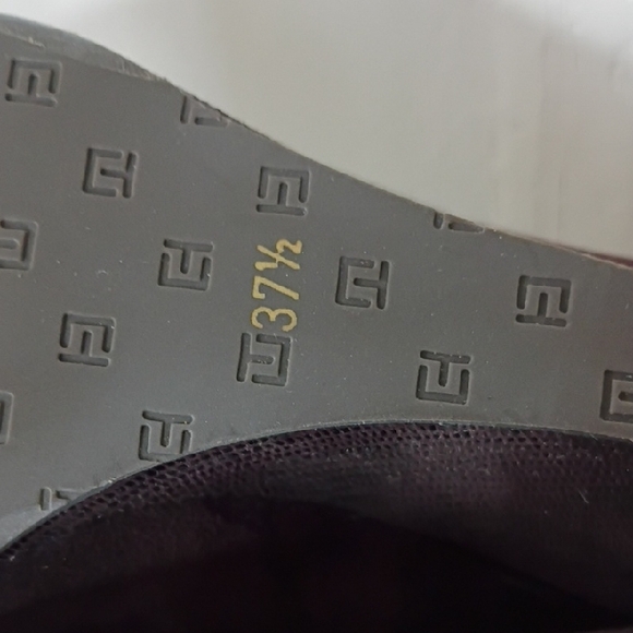 Gallo Handmade in Italy Purple Suede Wedge Shoes  EU 37½ US Women’s 7.5 Pumps - Picture 15 of 16